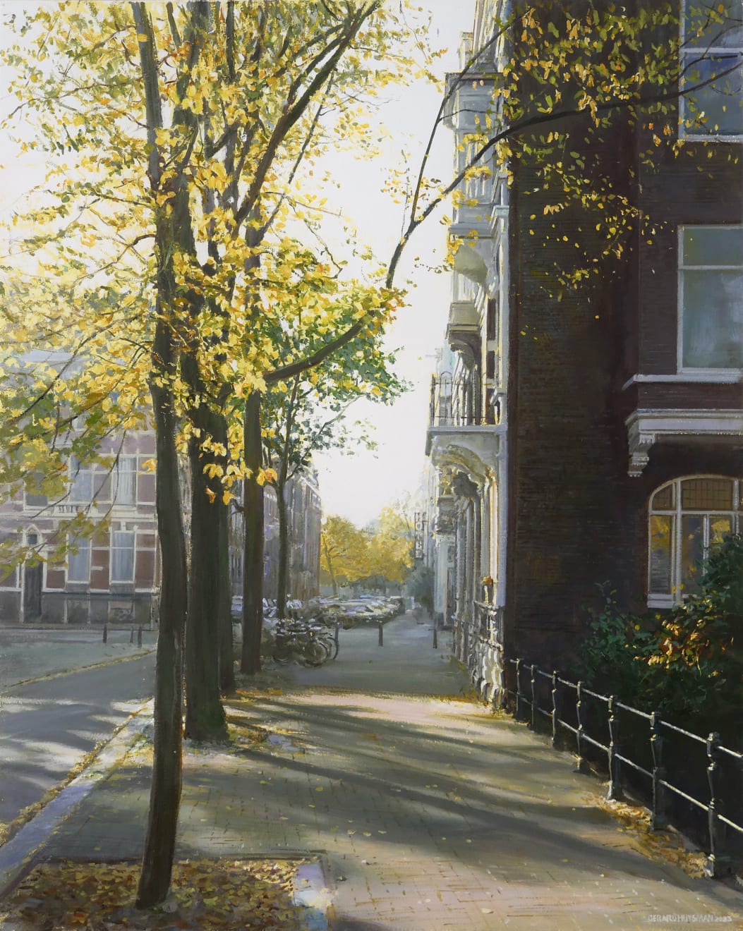Gerard Huysman, Strijklicht Reguliergracht, 2023