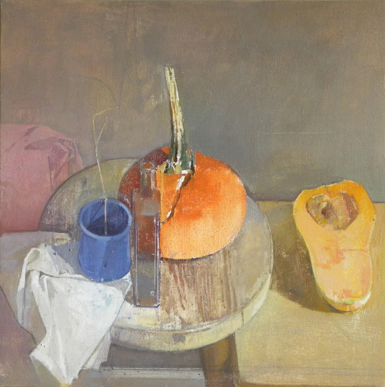 Edmond Praybe, Split Pumpkin and Butternut, 2024