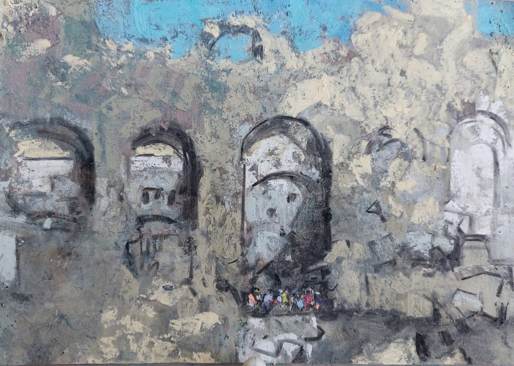 Onno Boerwinkel, Romeins icoon, I turisti, Colosseo II, 2022