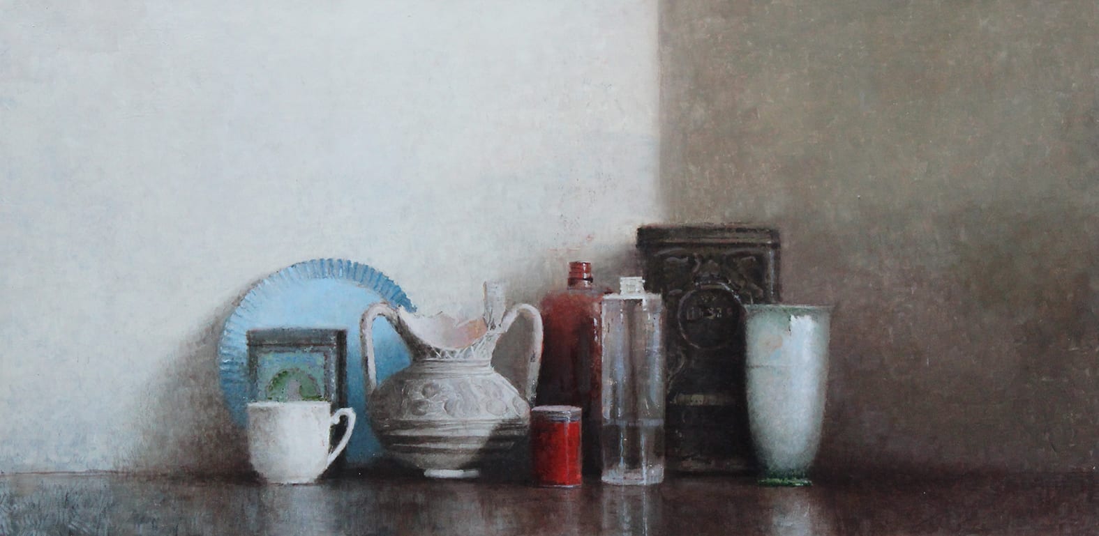 Pedro Escalona, Plato azul, 2022