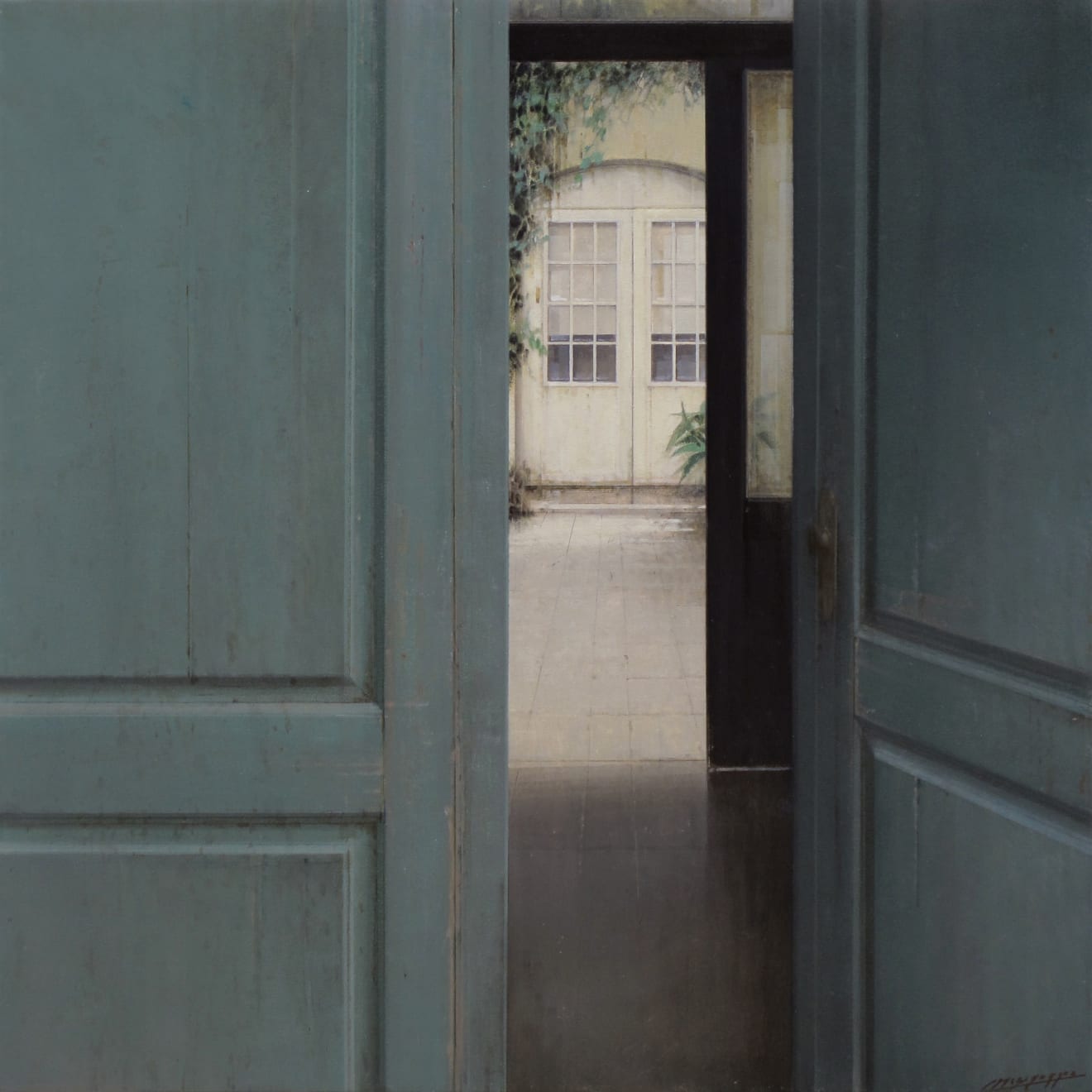 Carlos Morago, Puerta verde, 2021