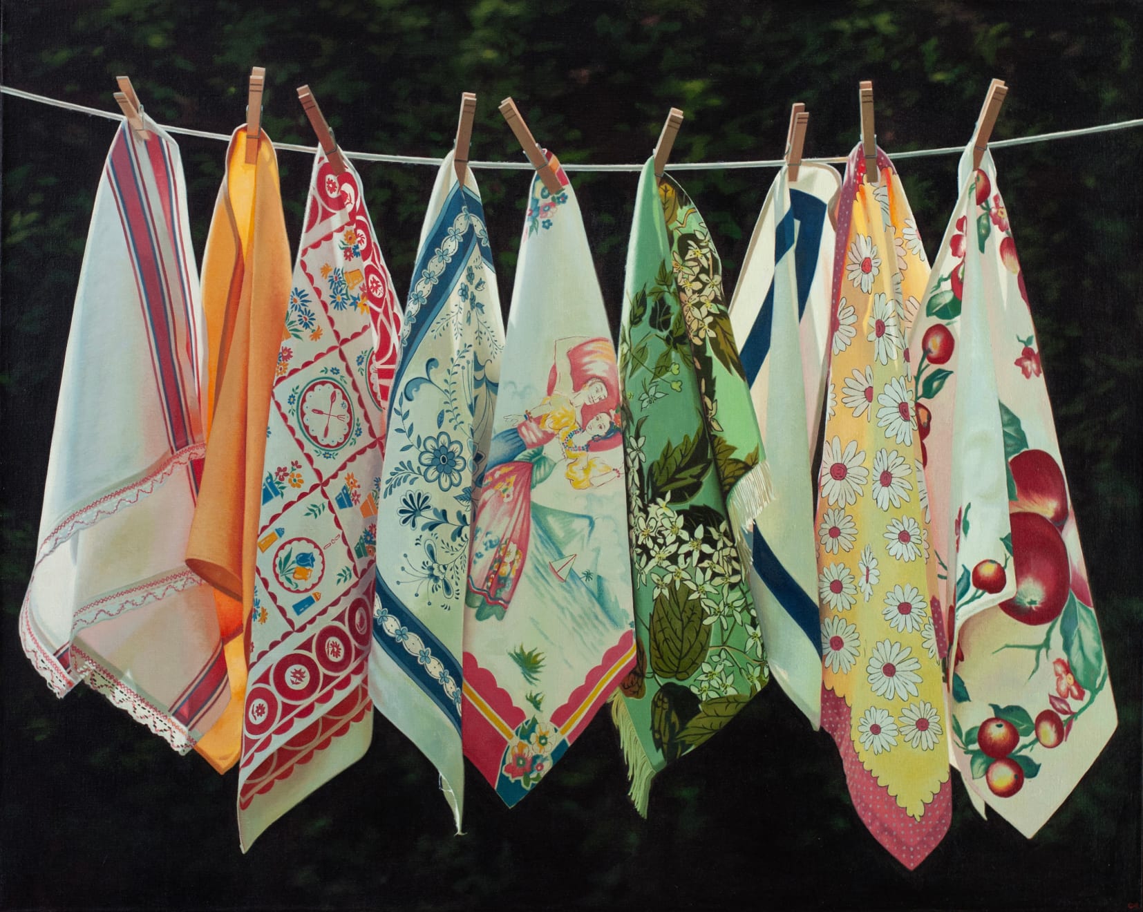 Cindy Rizza, Tea Towels II, 2024/2025