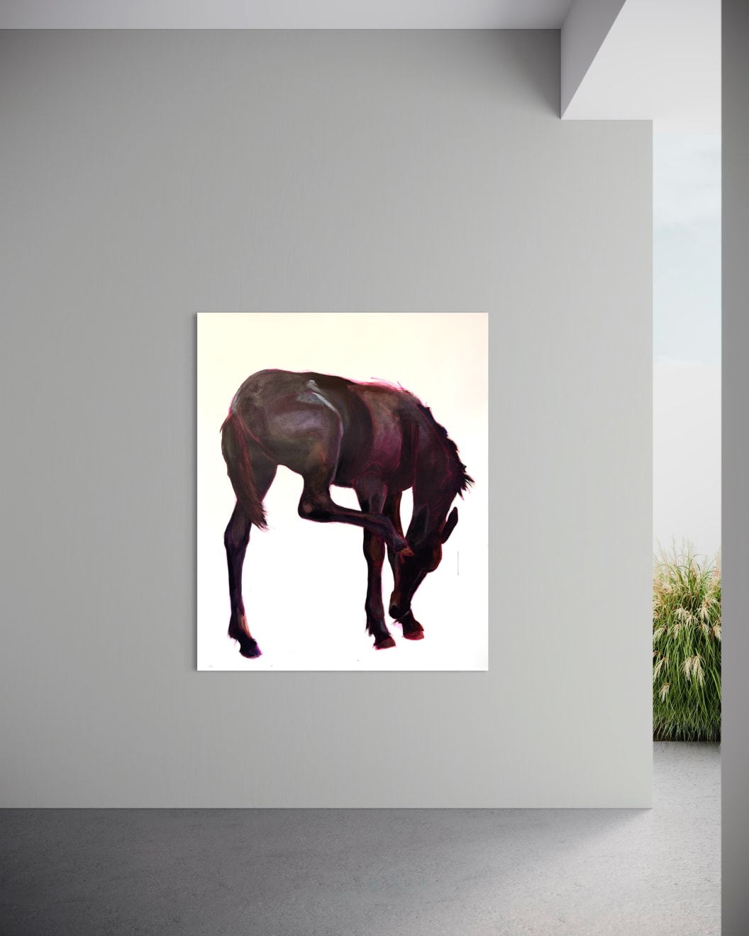 Philine van der Vegte, Foal, with sketch lines, 2025