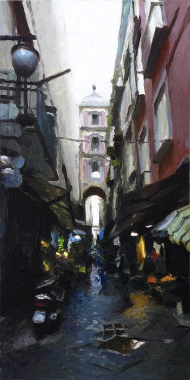 Jan Maris, Smalle straat met doorgang, 2019