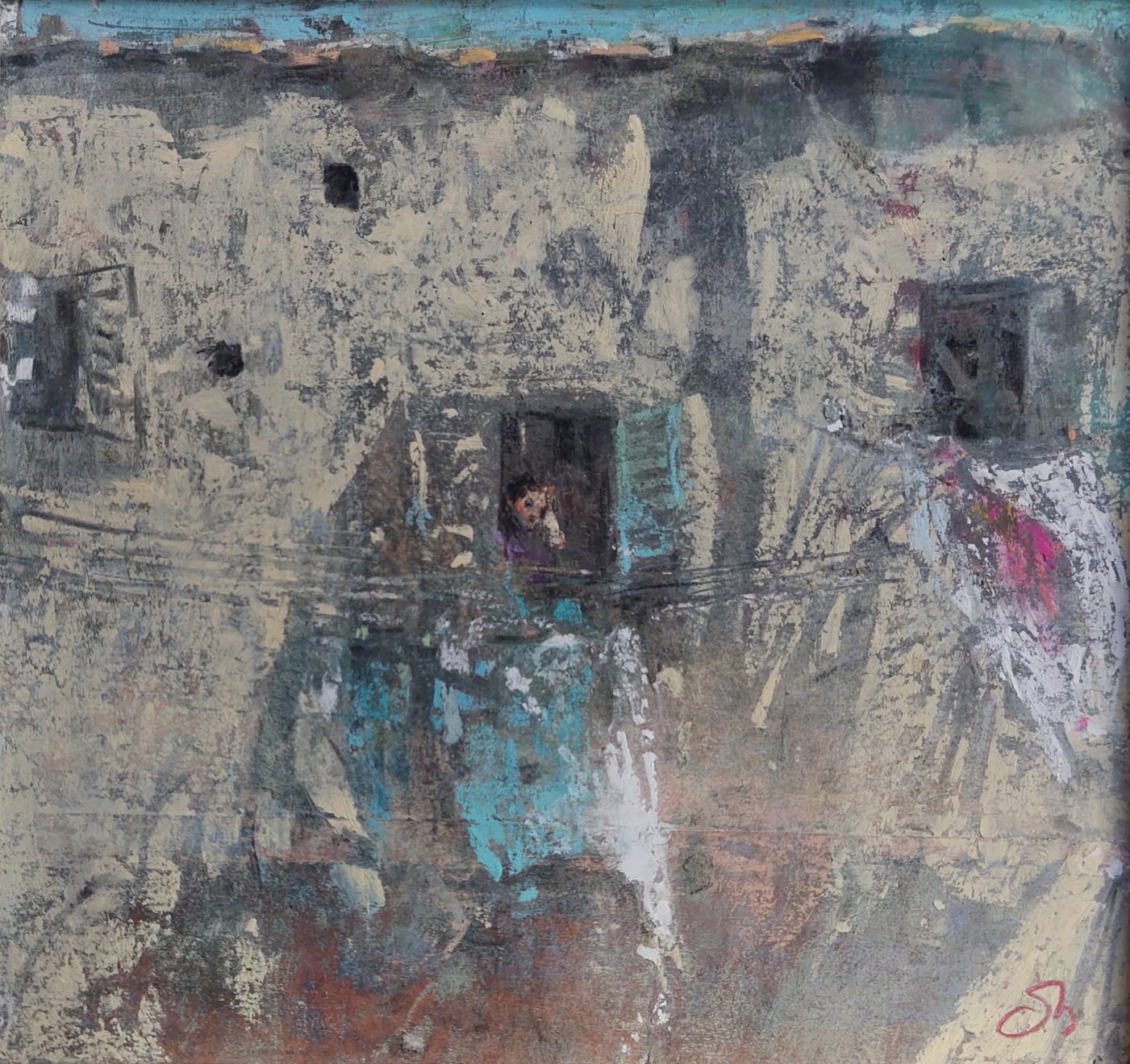 Onno Boerwinkel, Donna alla finestra, 2022