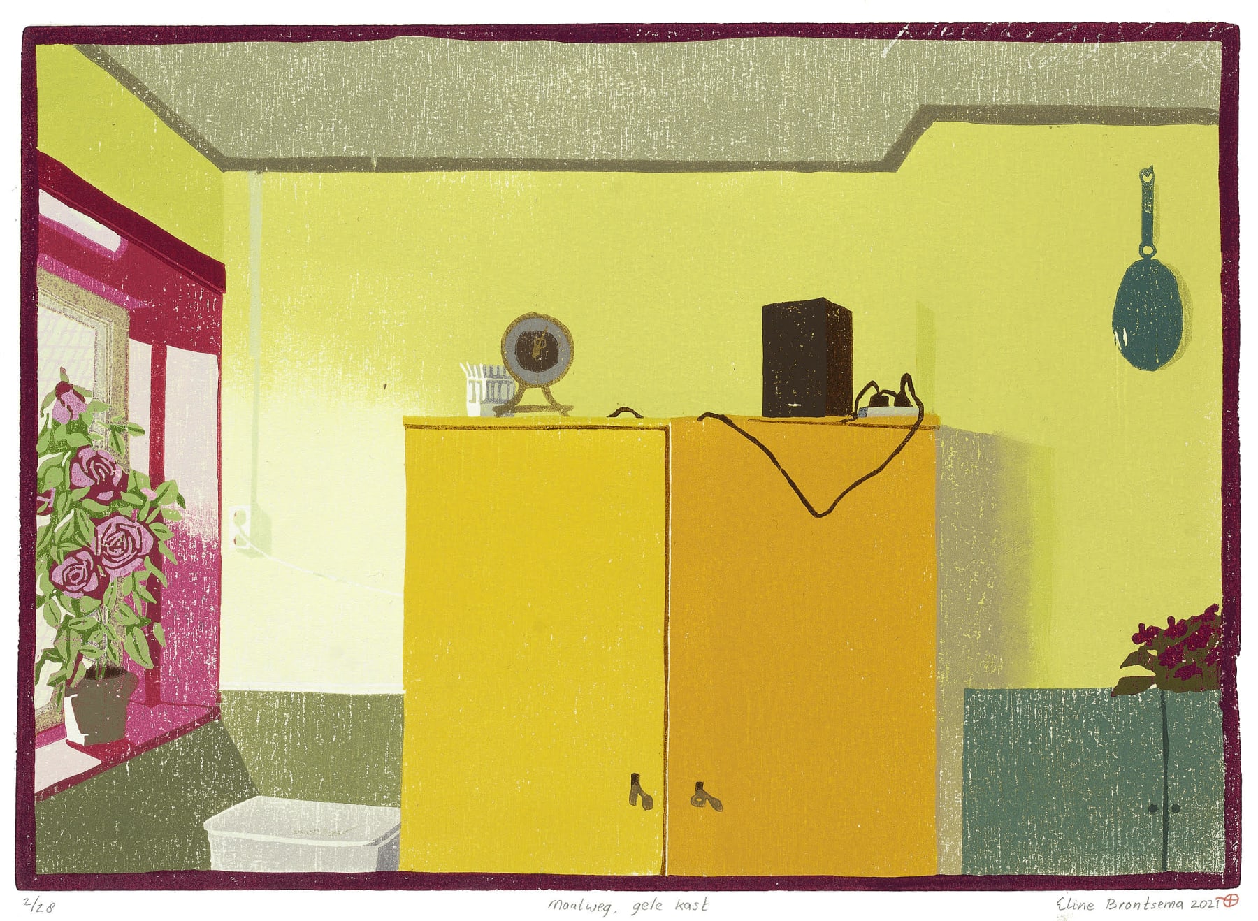 Eline Brontsema, Maatweg, Gele kast, 2021