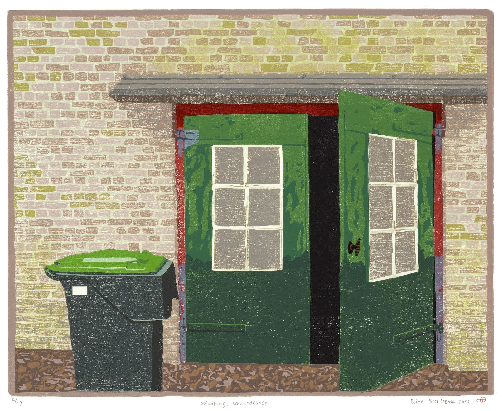 Eline Brontsema, Maatweg, Schuurdeuren, 2021