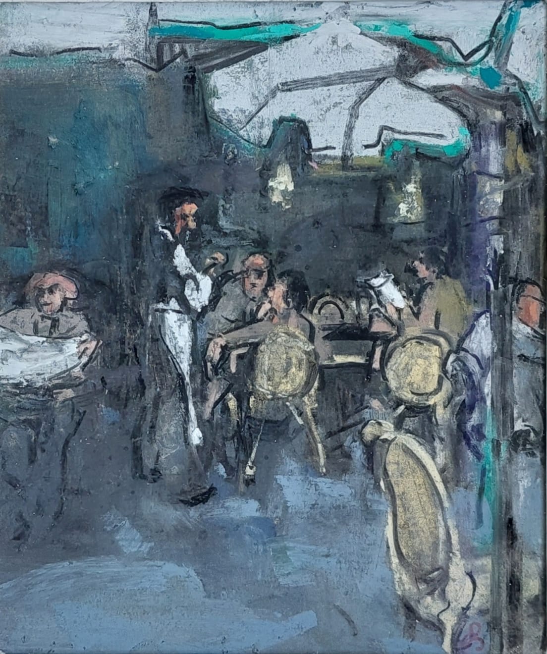 Onno Boerwinkel, Cafe La palette - Paris, 2023