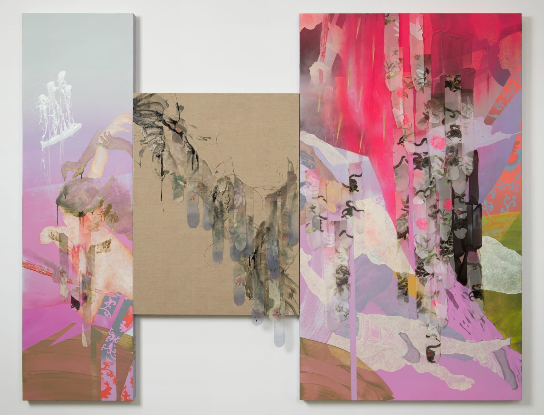 Lien Truong, A Canopy of Pink, Deceivingly Soft, 2023