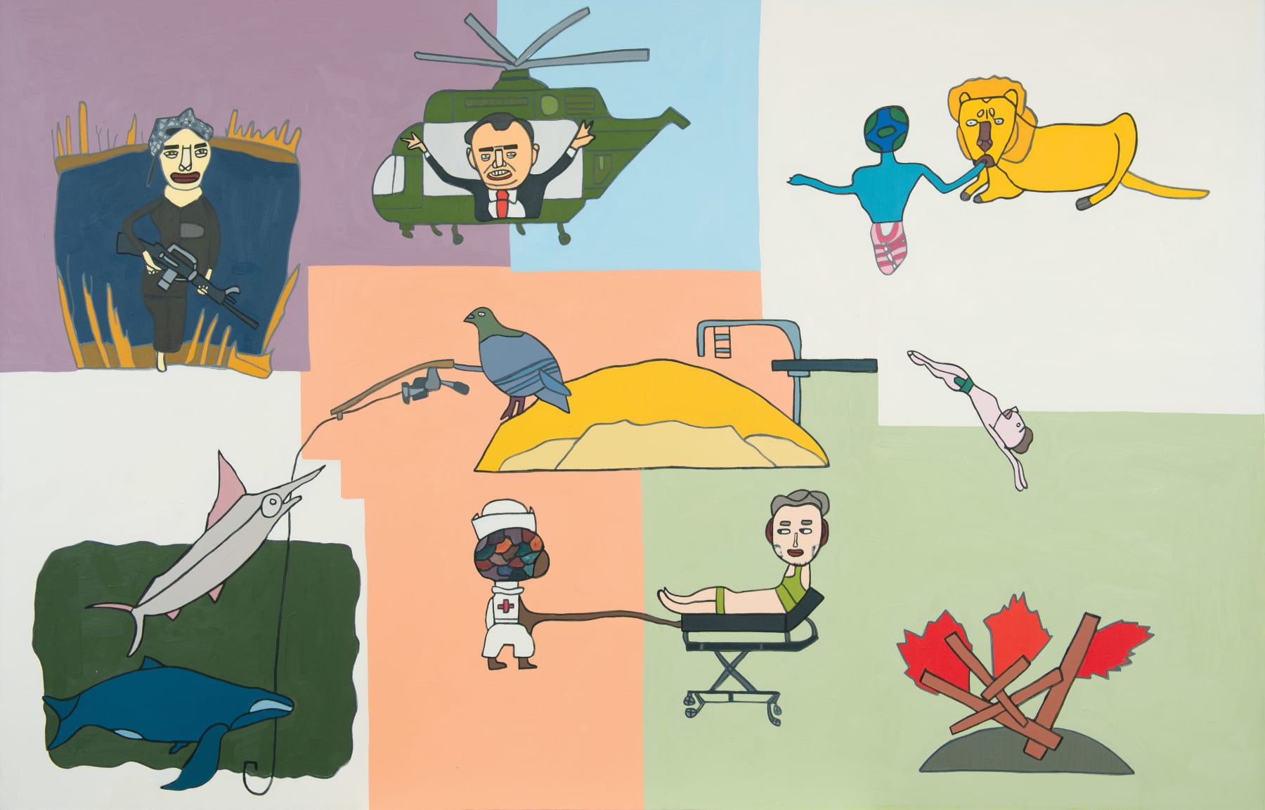 Will Thurman, The good and the bad both fight. Fishing is a pastime. And so is sadism., 2018