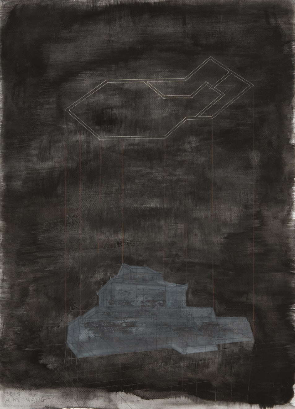 Ha Manh Thang, Hue Citadel in the Night, no. 1, 2015