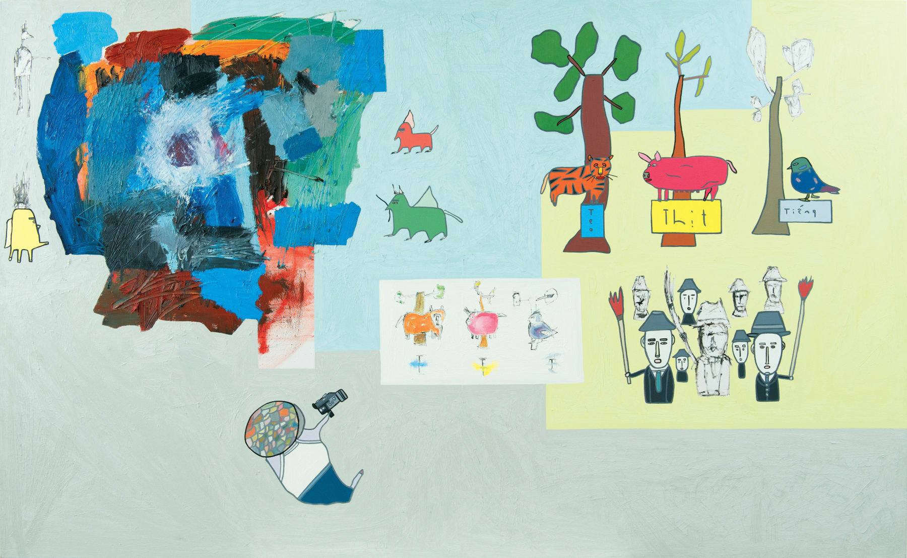 Will Thurman, The only thing to fear is an angry face. Pig meat, and you're probably being watched., 2020