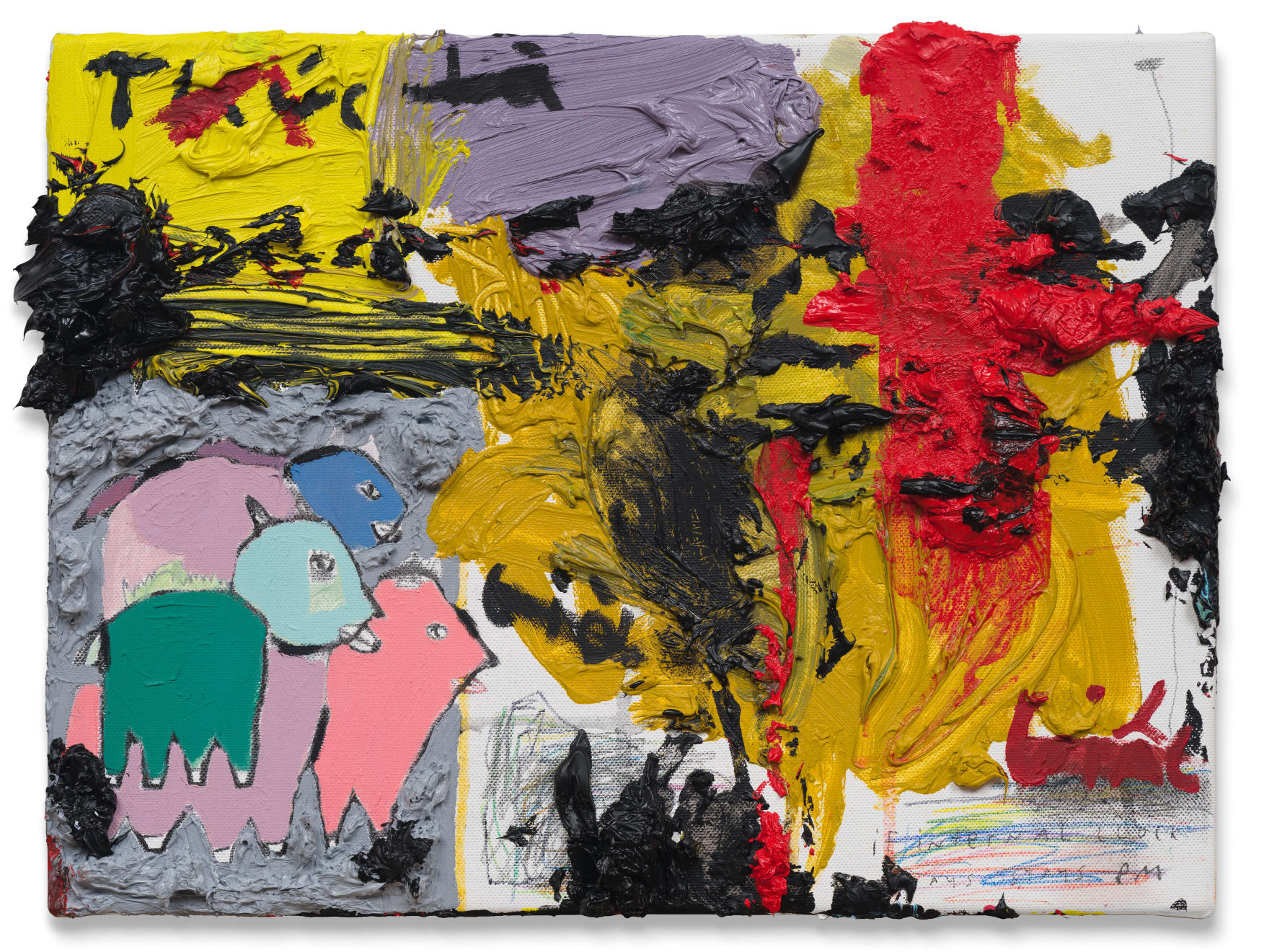 Will Thurman, The scratched out text says “if the internal clock was always set to PM.”, 2025