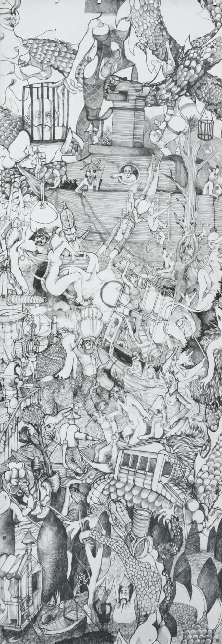 François Andes , Les Préparatifs (panel 13), 2019