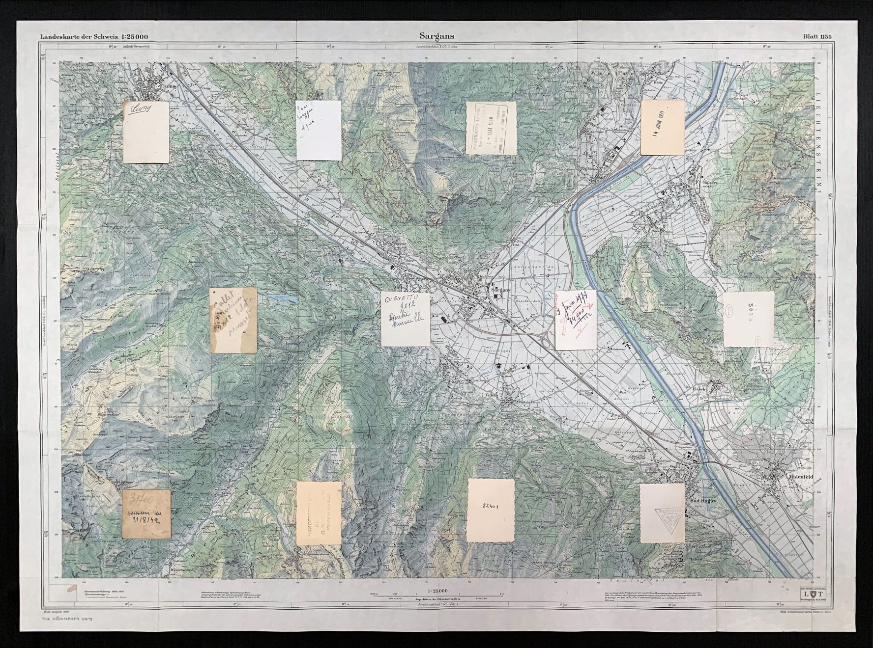 Till Könneker, you are here: "Sargans",, 2019