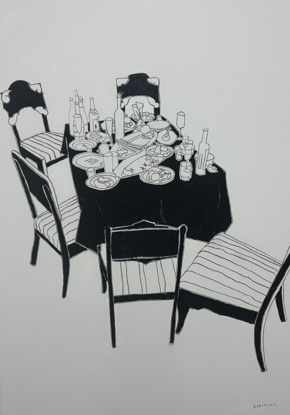 Aleksey Dubinsky, After Dinner, 2024