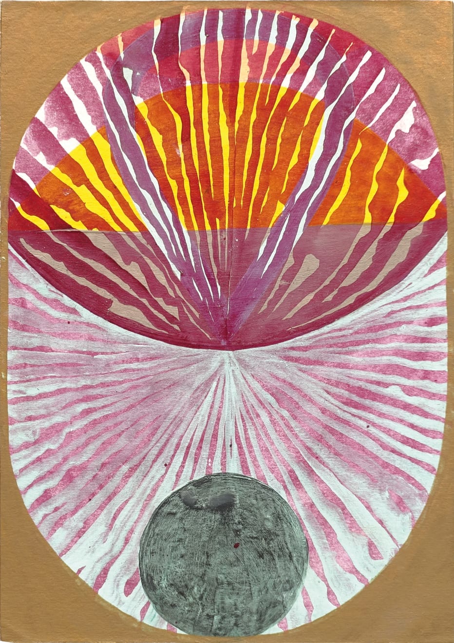 Maja Hürst (TIKA), OVAL ABSTRAKT 04, 2018