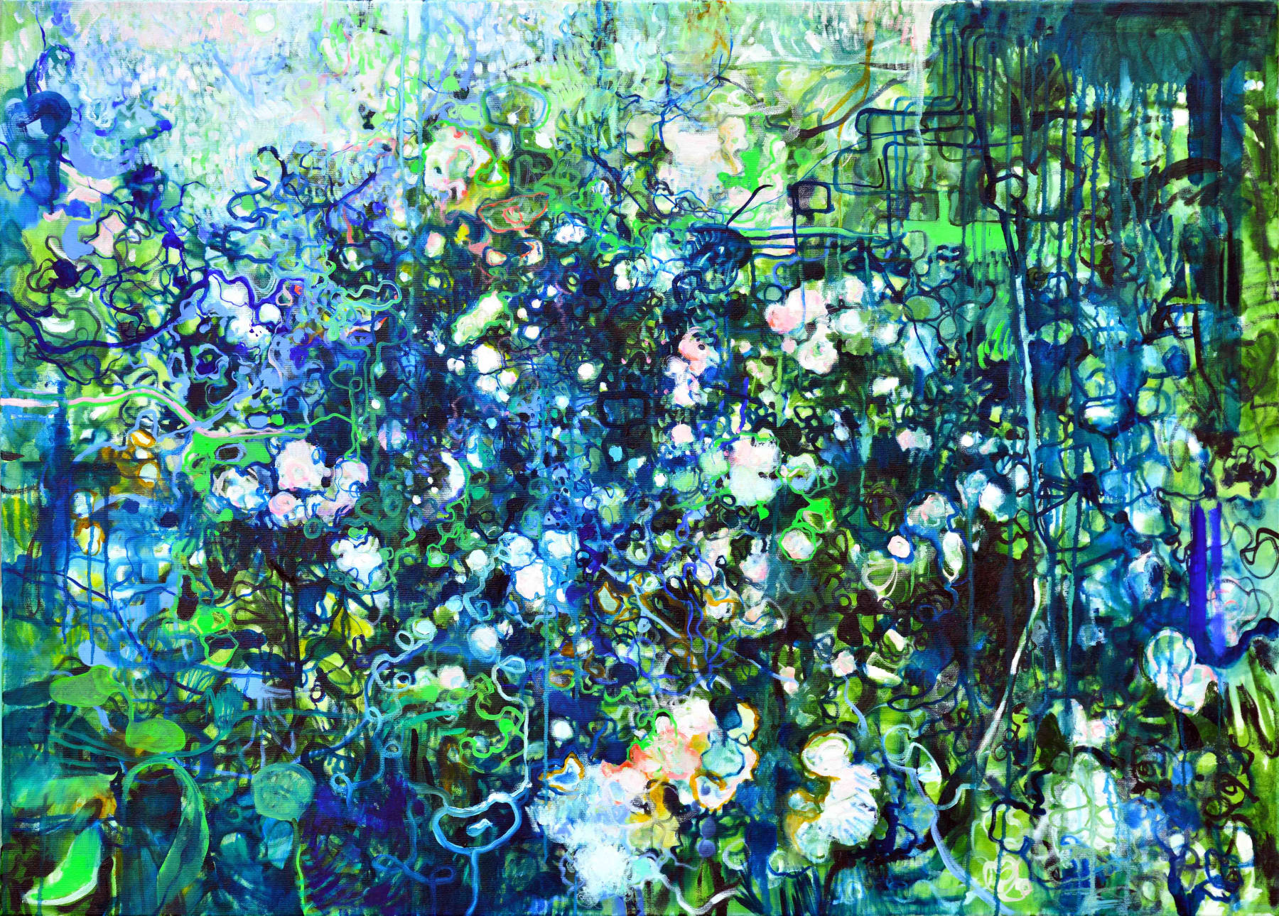 Serge Nyfeler, O les roses!, 2021