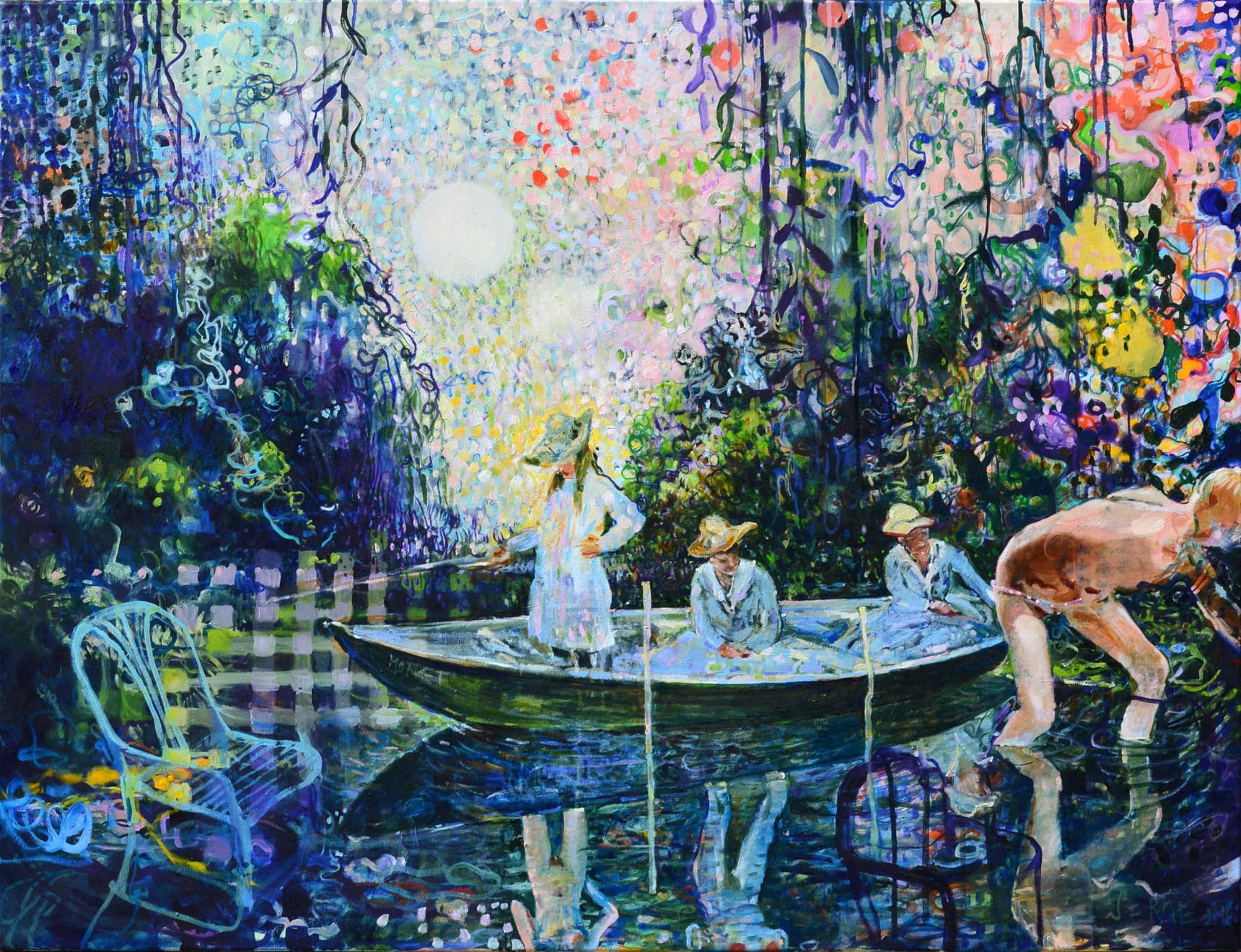 Serge Nyfeler, Monkey Monet, 2016