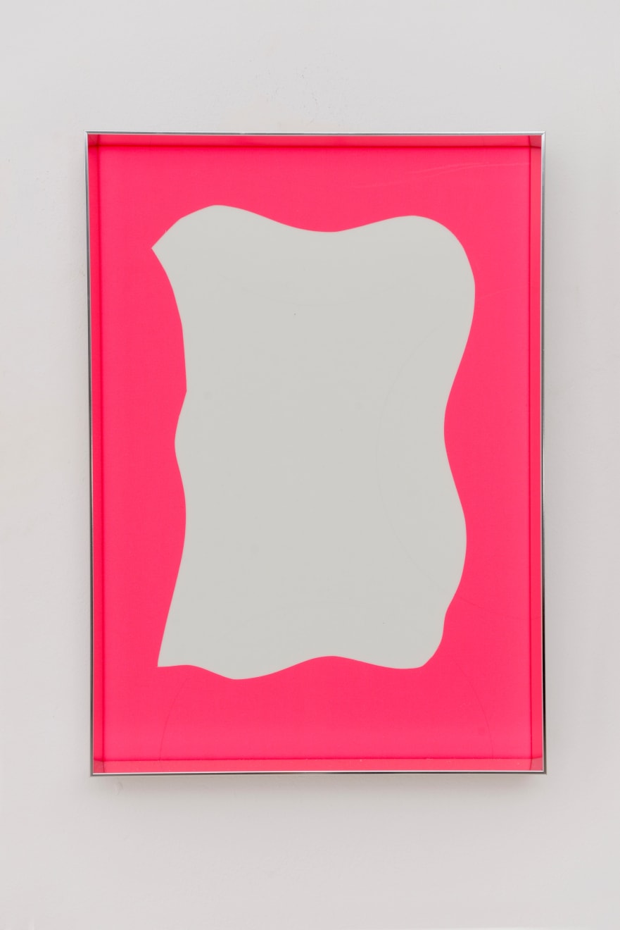 Regine Schumann, fluo cut #104, 2024