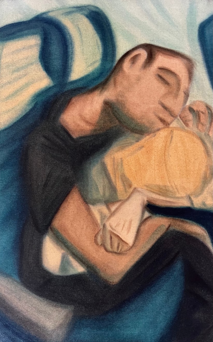 Mayun Kaluthantri, Sleeping couple in southern expressway, 2025