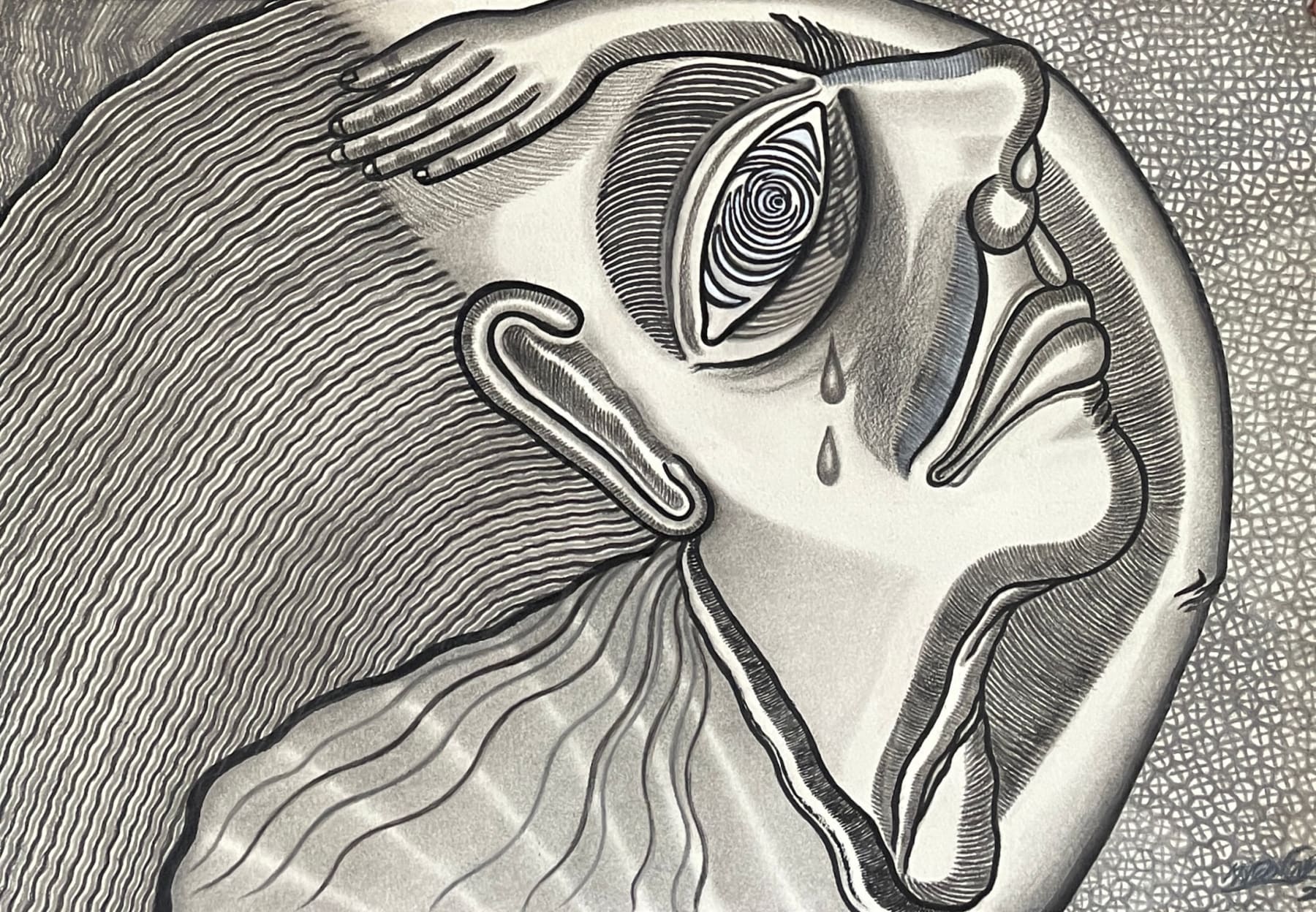 Saman Liyanage, Crying Woman, 2023