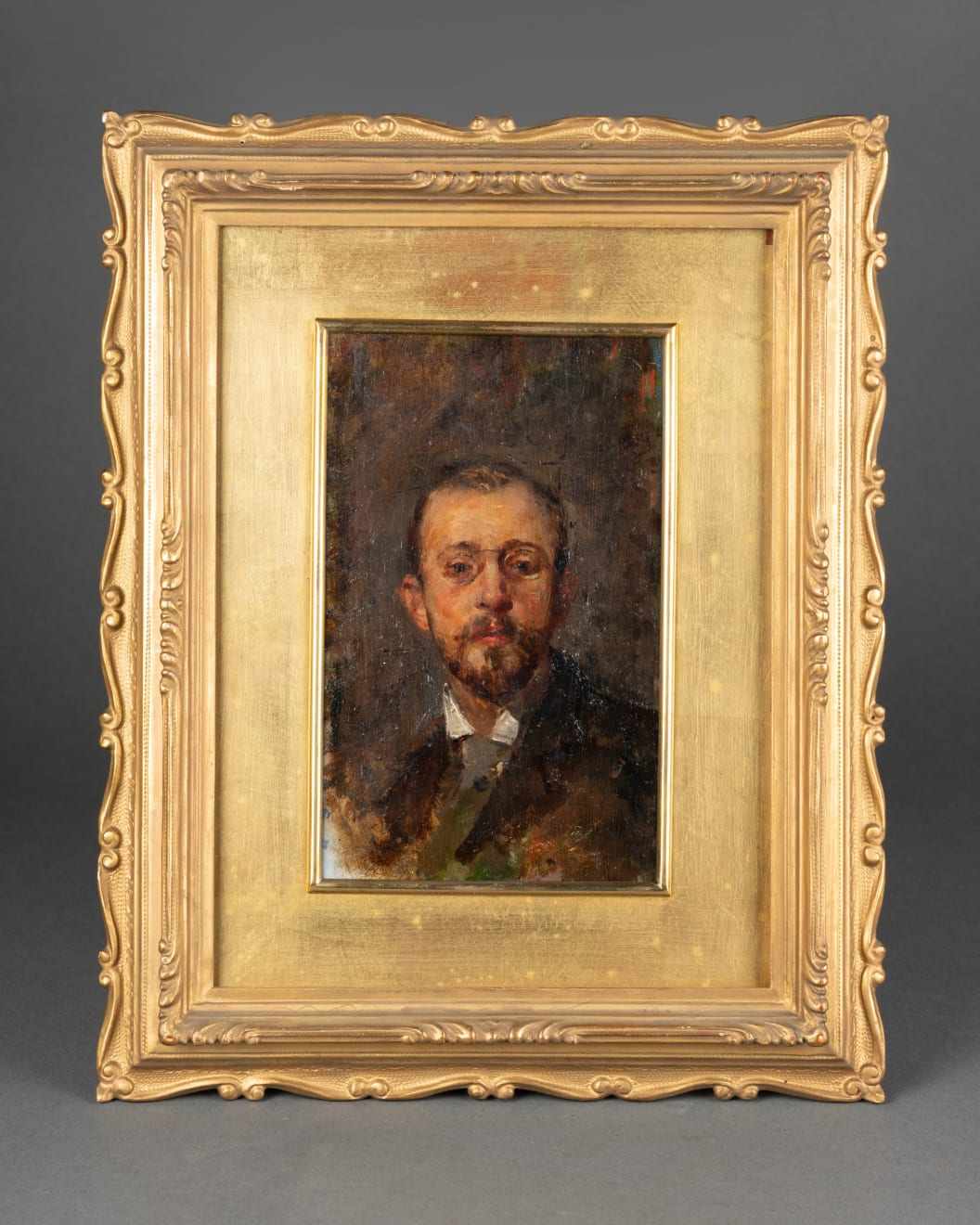 Antonio Mancini (1852 – 1930), Ritratto Maschile – Claude Ponsonby, 1900