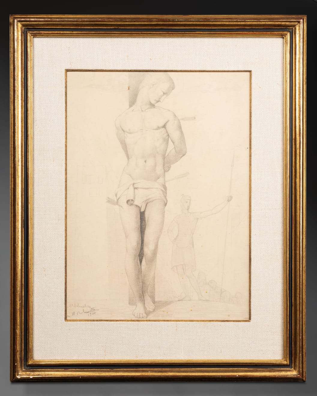 Marcel Delmotte (1901 – 1984), Saint Sébastien, 1945