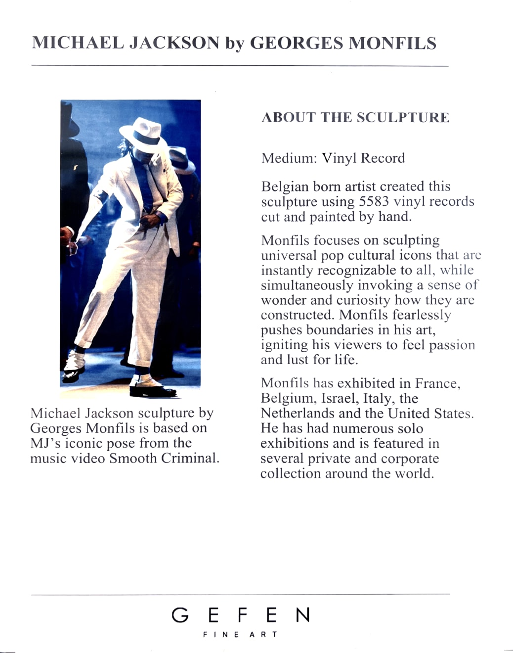 Georges Monfils, Michael Jackson