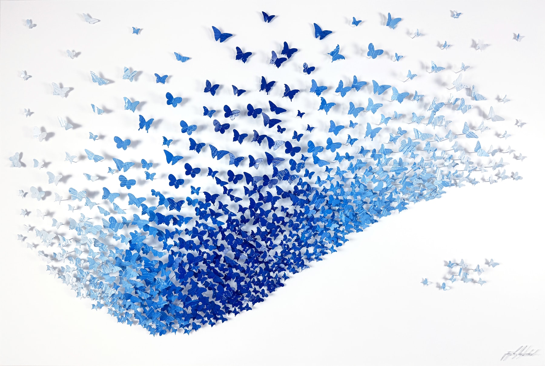 Joel Amit, Flight of Butterflies (Blue)