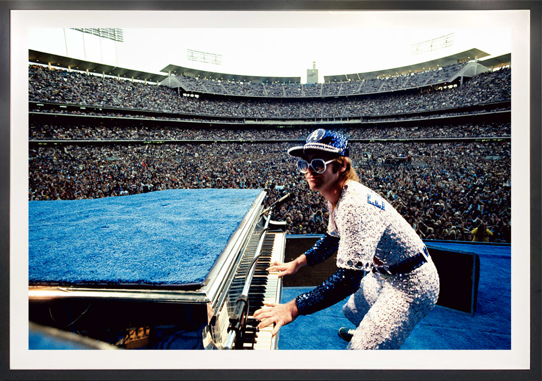 Terry O'Neill, Elton John, Dodger Stadium, 1975