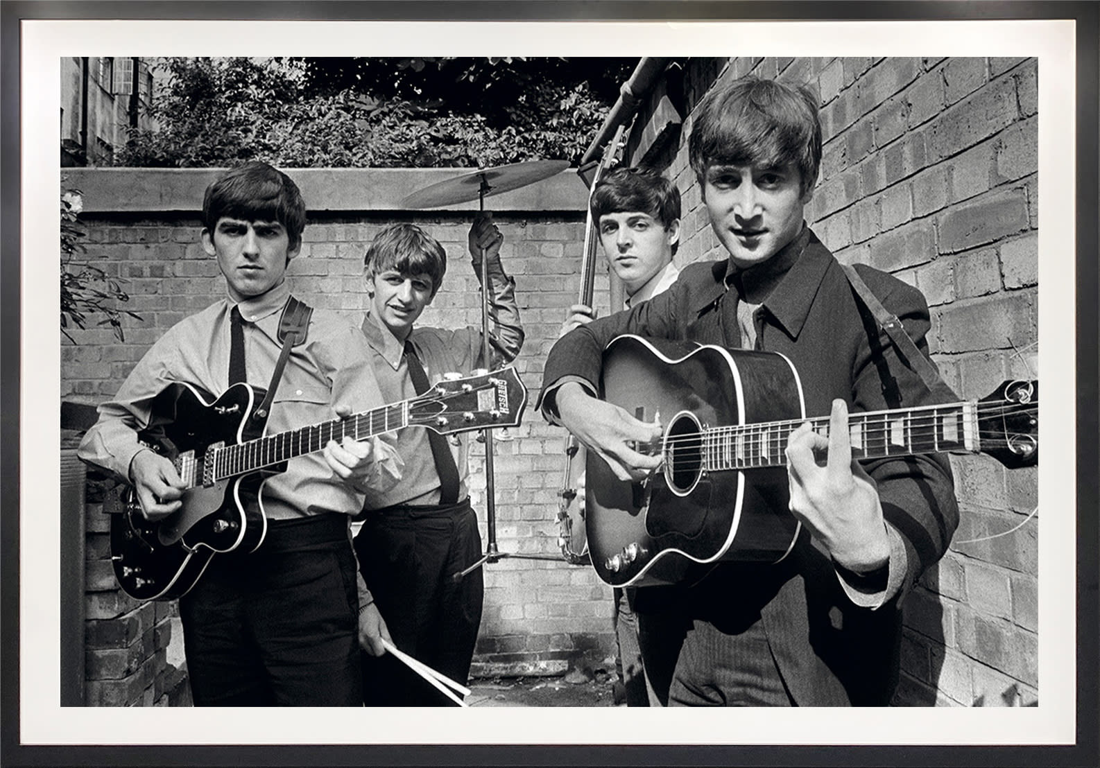 Terry O'Neill, The Beatles at the Backyard of Abbey Road Studios , 1963