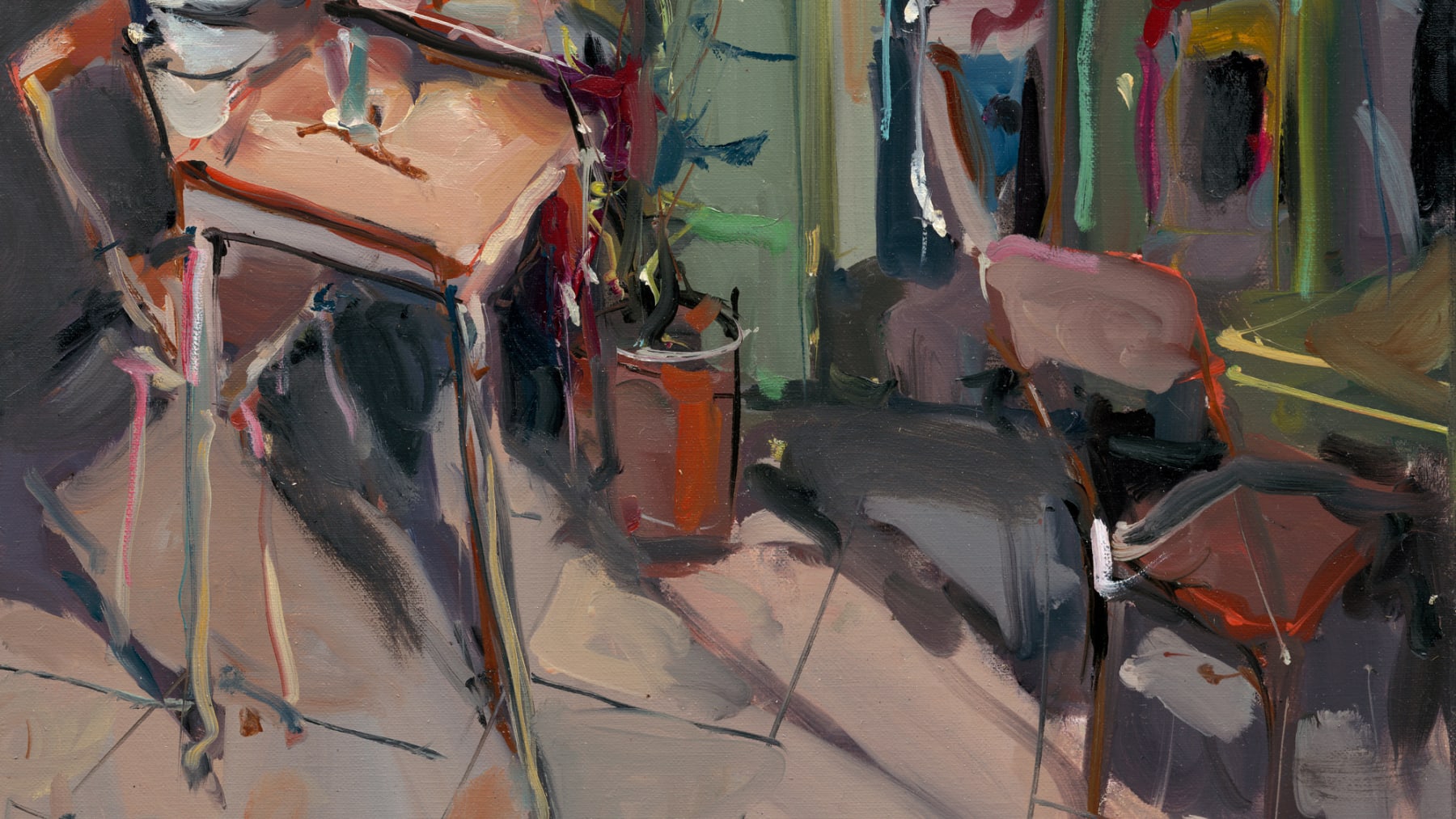 Gerard-Byrne-Joyful-Day-on-Dawson-Street-Dublin-irish-modern-impressionism-art-gallery-Dublin-painting-detail
