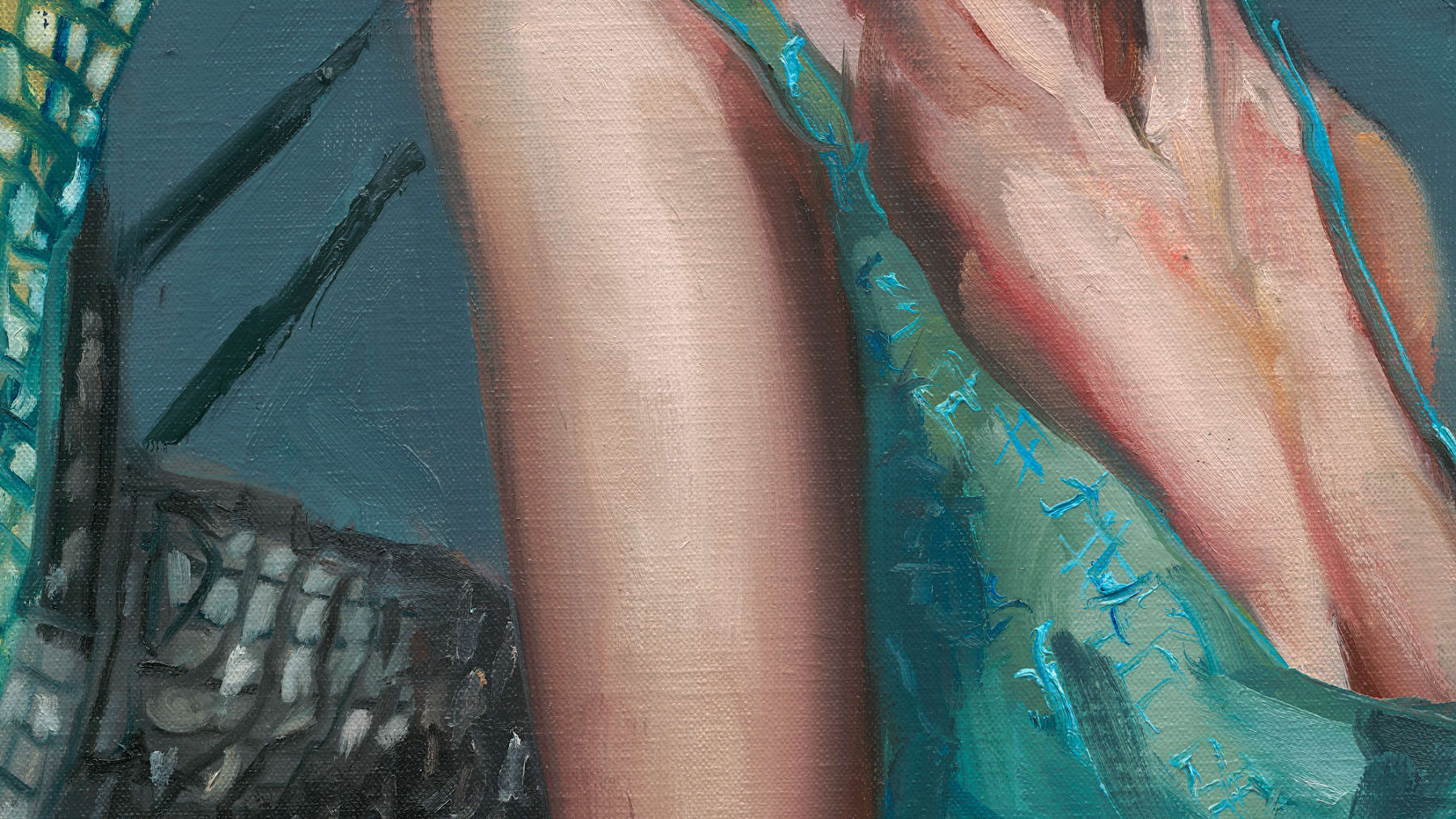 Gerard_Byrne_The_Thrill_is_Gone_contemporary_irish_art_painting_detail