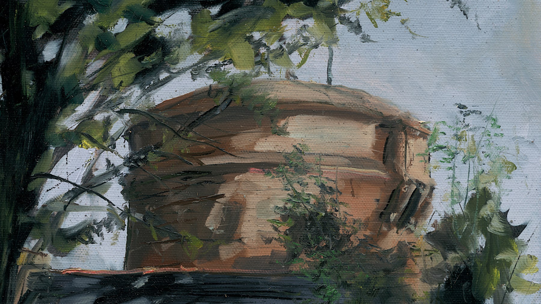 Gerard_Byrne_Caribbean_Dreams_Sandycove_III_painting_detail_contemporary_impressionism_fine_art_gallery_Dublin_Ireland
