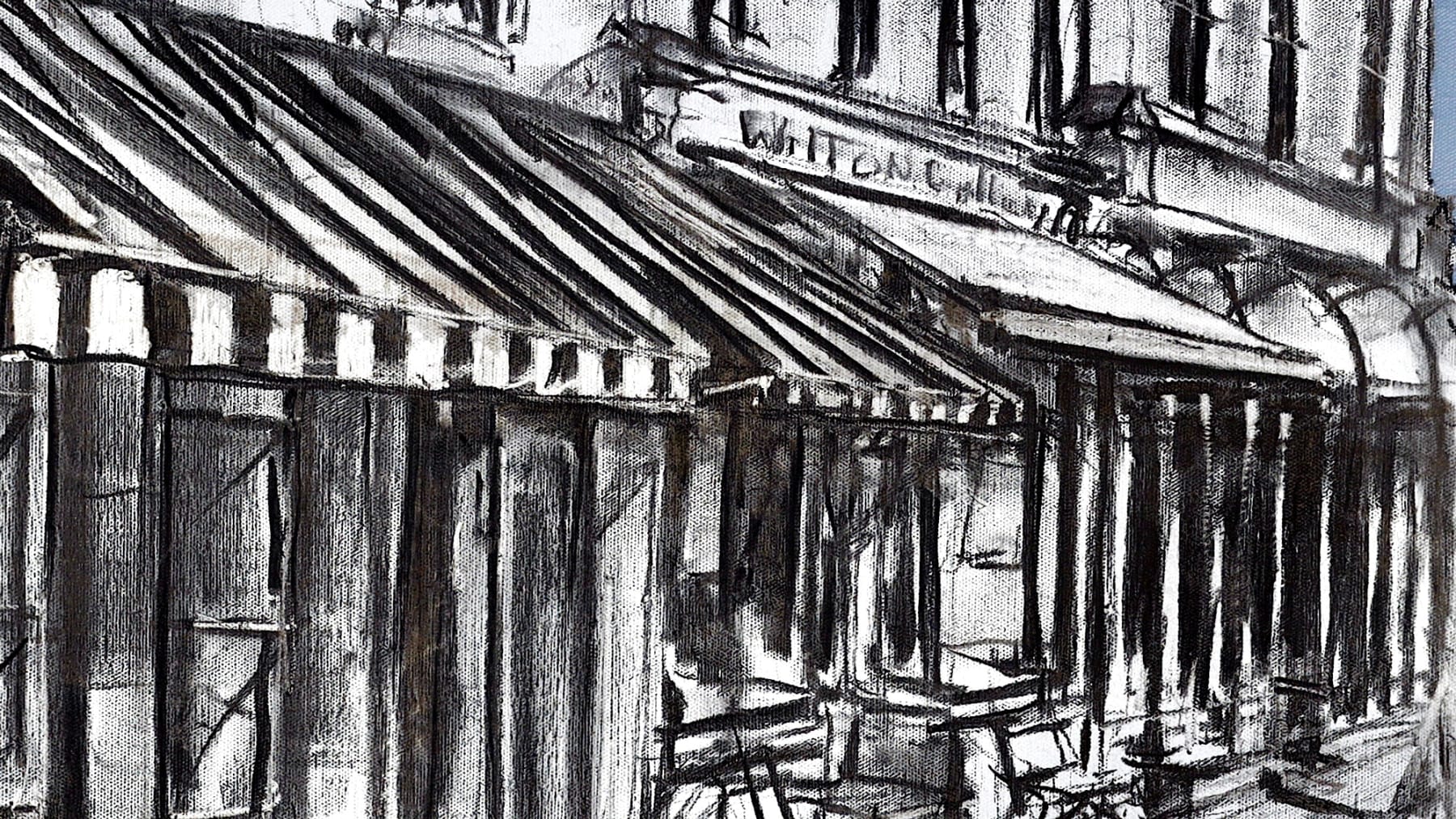 Gerard_Byrne_The_Three_Musketeers_modern_irish_impressionism_charcoal_drawing_detail