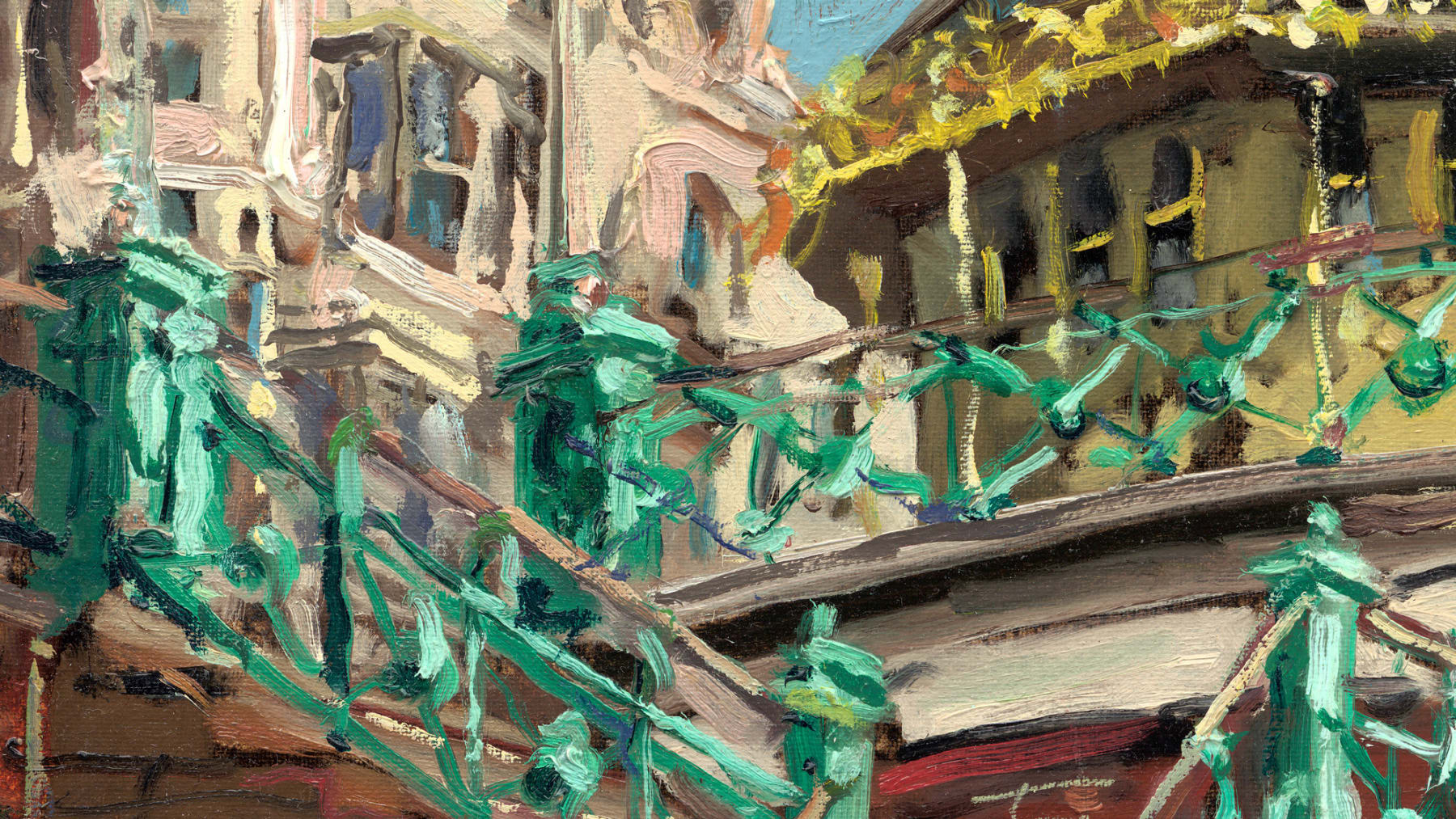 Gerard-Byrne-Victorian-Times-Brighton-and-Hove-irish-modern-impressionism-art-gallery-Dublin-Ireland-painting-detail