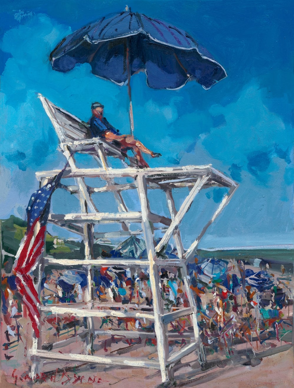 Gerard_Byrne_High_Summer_Coopers_Beach_art_exhibition_Slattery_Gallery_Southampton_New_York