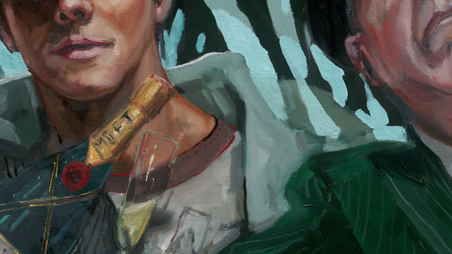 Gerard_Byrne_Holding_On_contemporary_irish_art_painting_detail