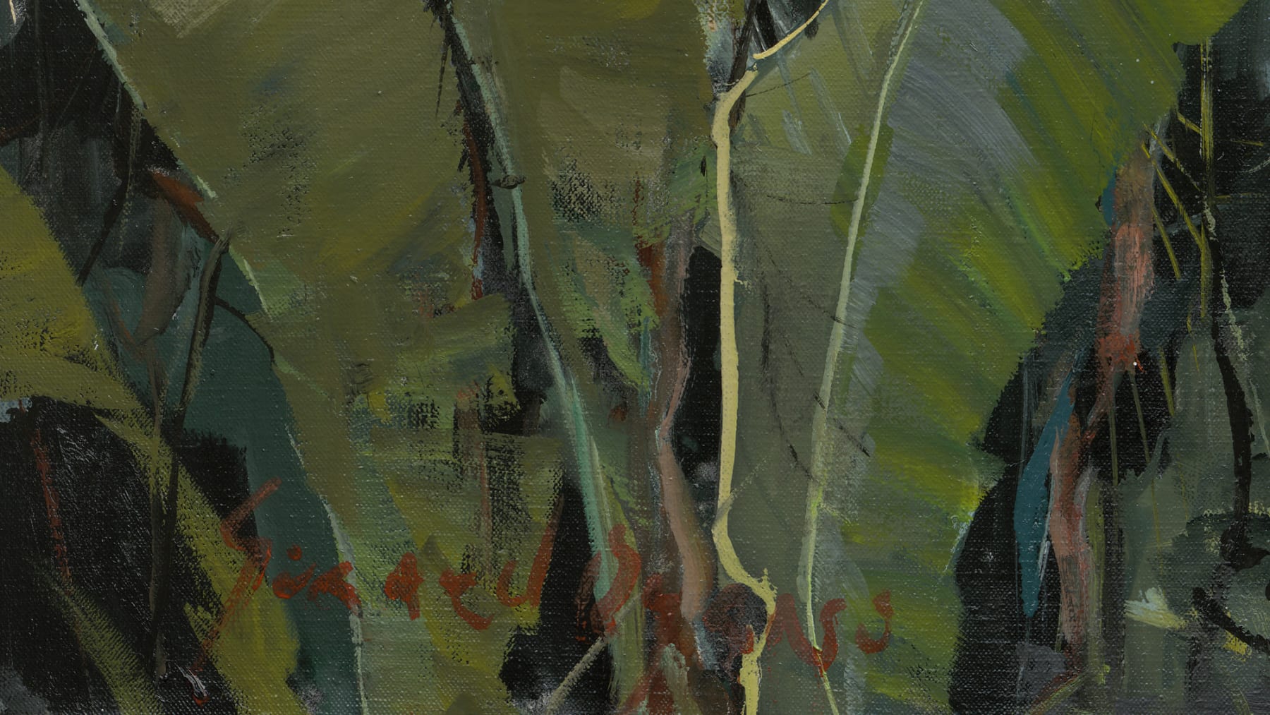 Gerard_Byrne_Cocoon_in_the_City_contemporary_impressionism_painting_detail