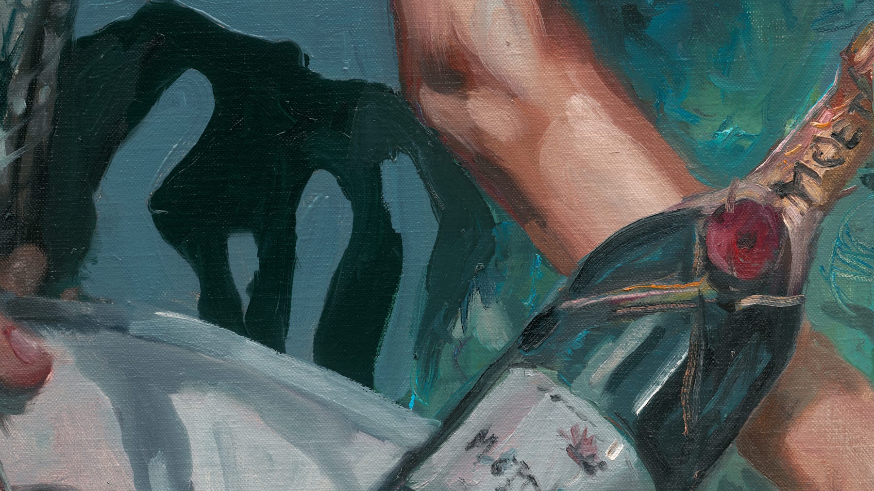 Gerard_Byrne_The_Thrill_is_Gone_contemporary_irish_art_painting_detail