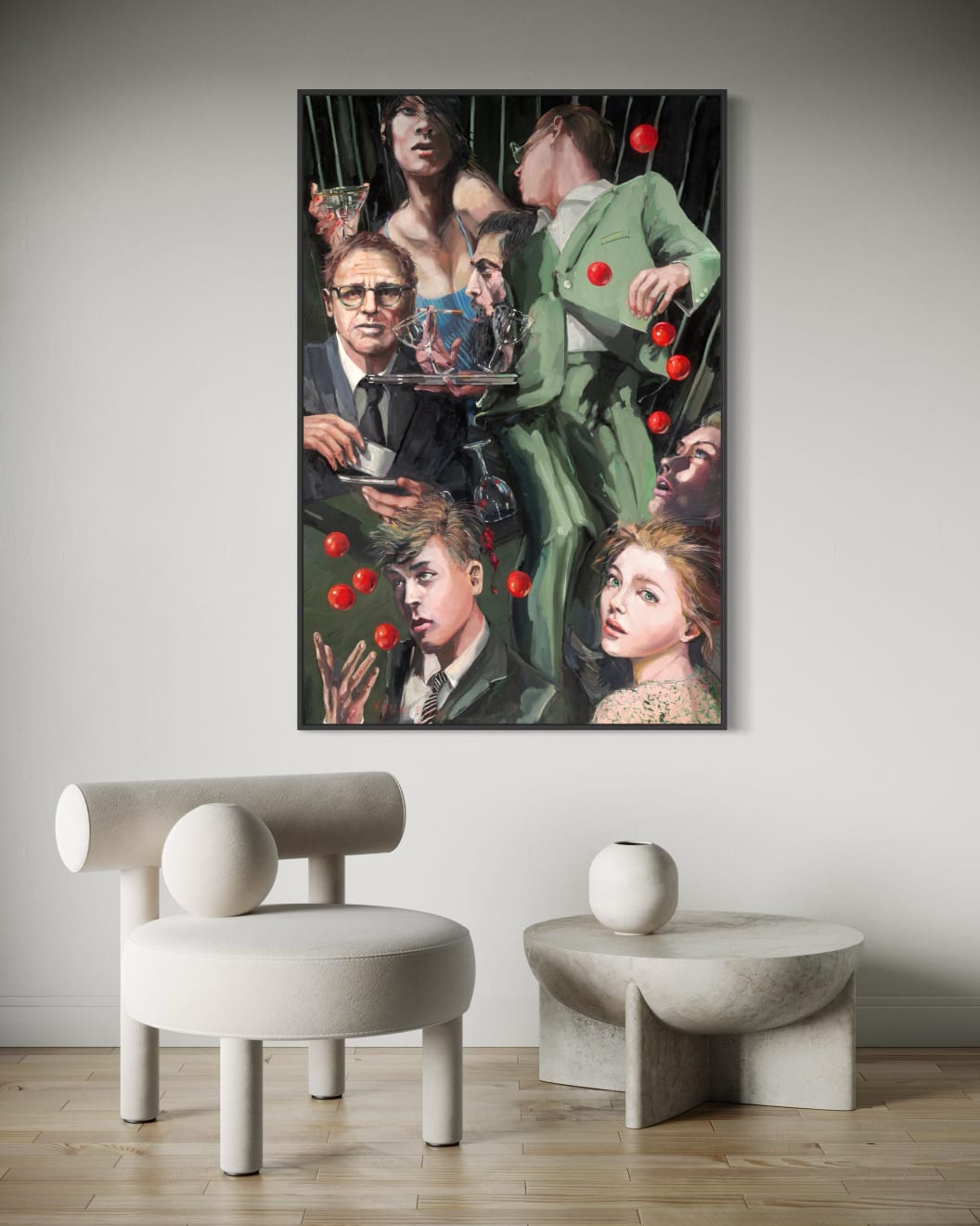 Gerard_Byrne_The_Fall_contemporary_figurative_art_SPACS_NYC_interior_decor