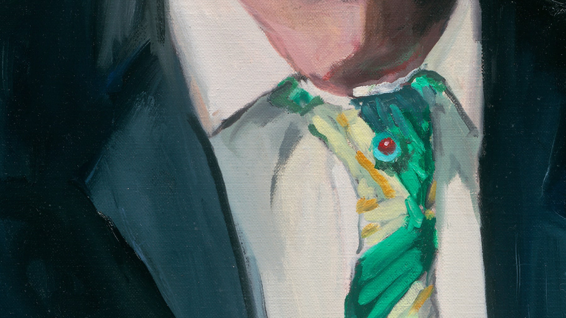 Gerard_Byrne_James_Joyce_bloomsday_irish_contemporary_figurative_artist_art_gallery_dublin_ireland_painting_detail
