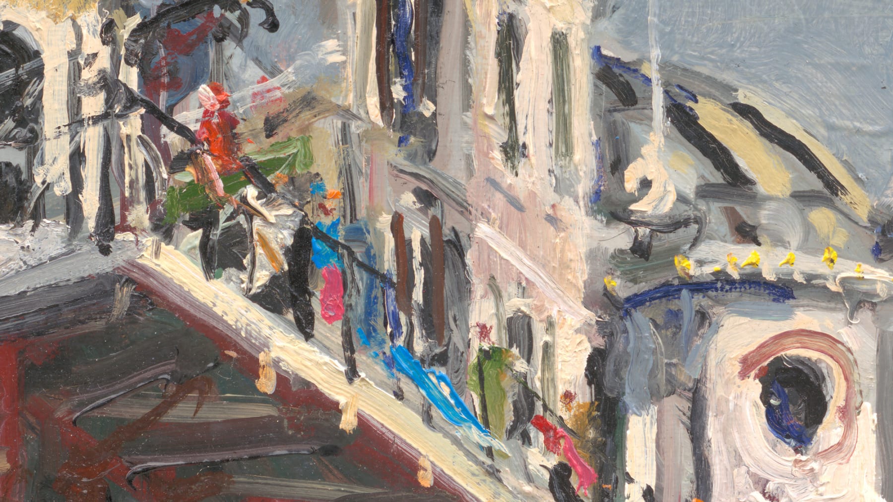 Gerard-Byrne-Licence-to-Thrill-Brighton-Spirit-of-Place-exhibition-art-gallery-Dublin-painting-detail