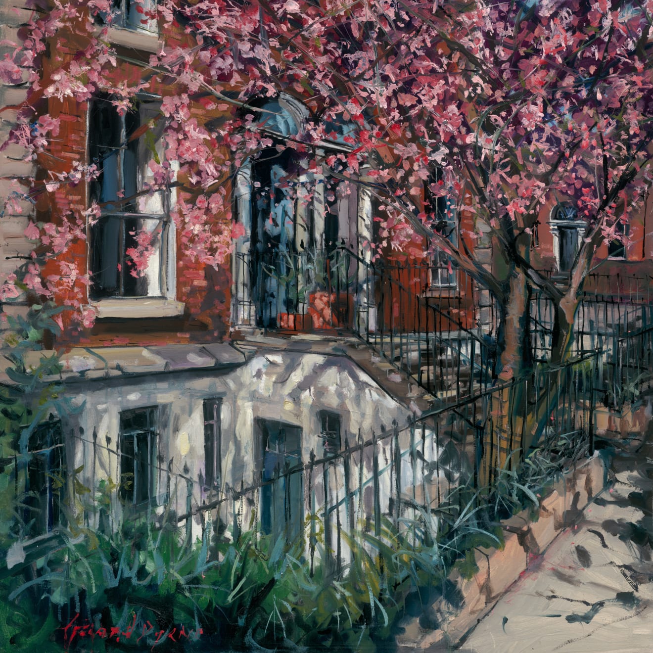 Gerard_Byrne_Morning_Light_Grantham_Street_Portobello_modern_irish_impressionism_fine_art_gallery_Dublin_Ireland