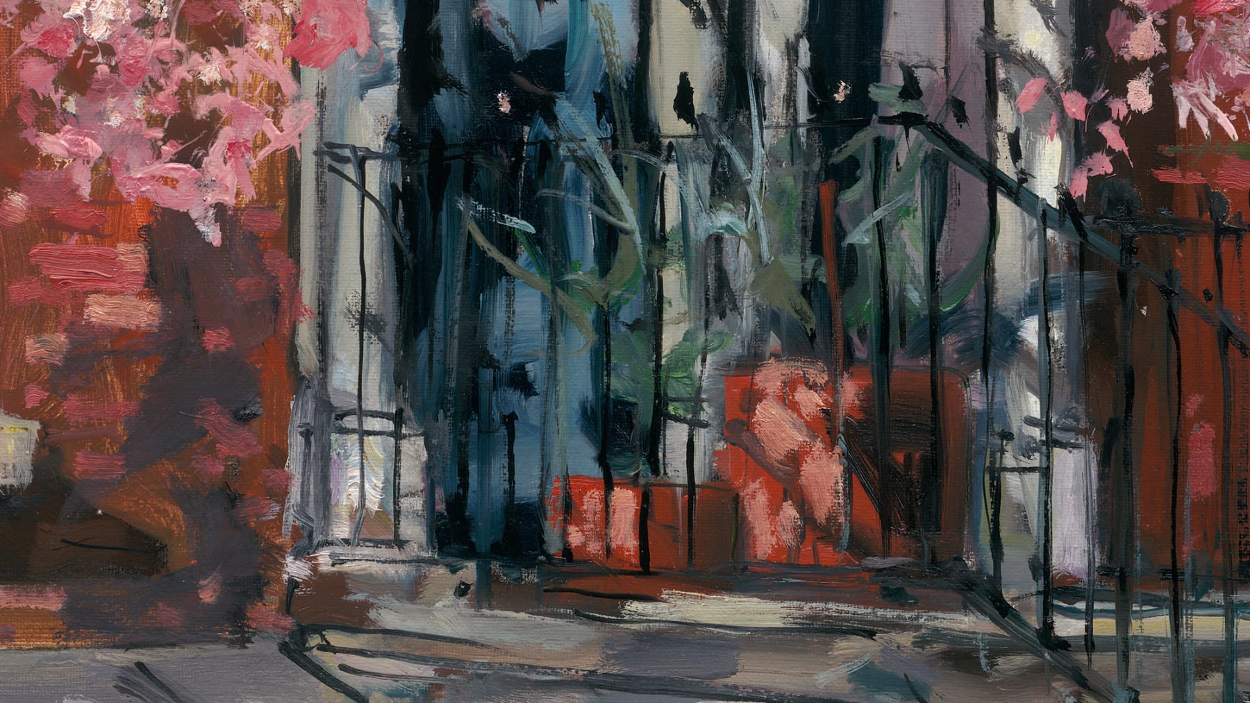 Gerard_Byrne_Morning_Light_Grantham_Street_Portobello_painting_detail_modern_irish_impressionism_fine_art_gallery_Dublin_Ireland