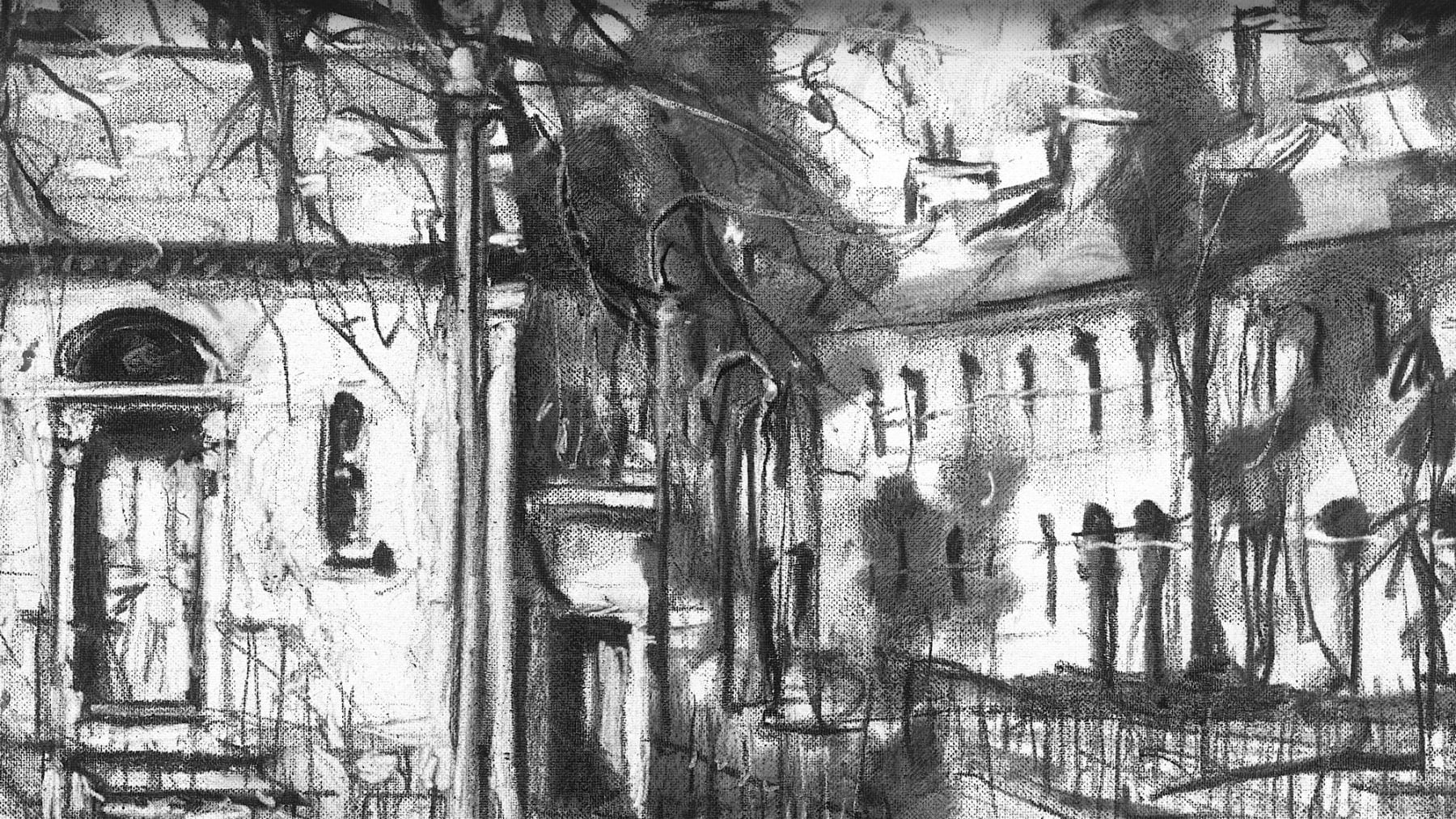 Gerard_Byrne_Time_to_Reflect_Ashfield_Road_Ranelagh_Charcoalogy_exhibition_art_gallery_Dublin_Ireland_drawing_detail
