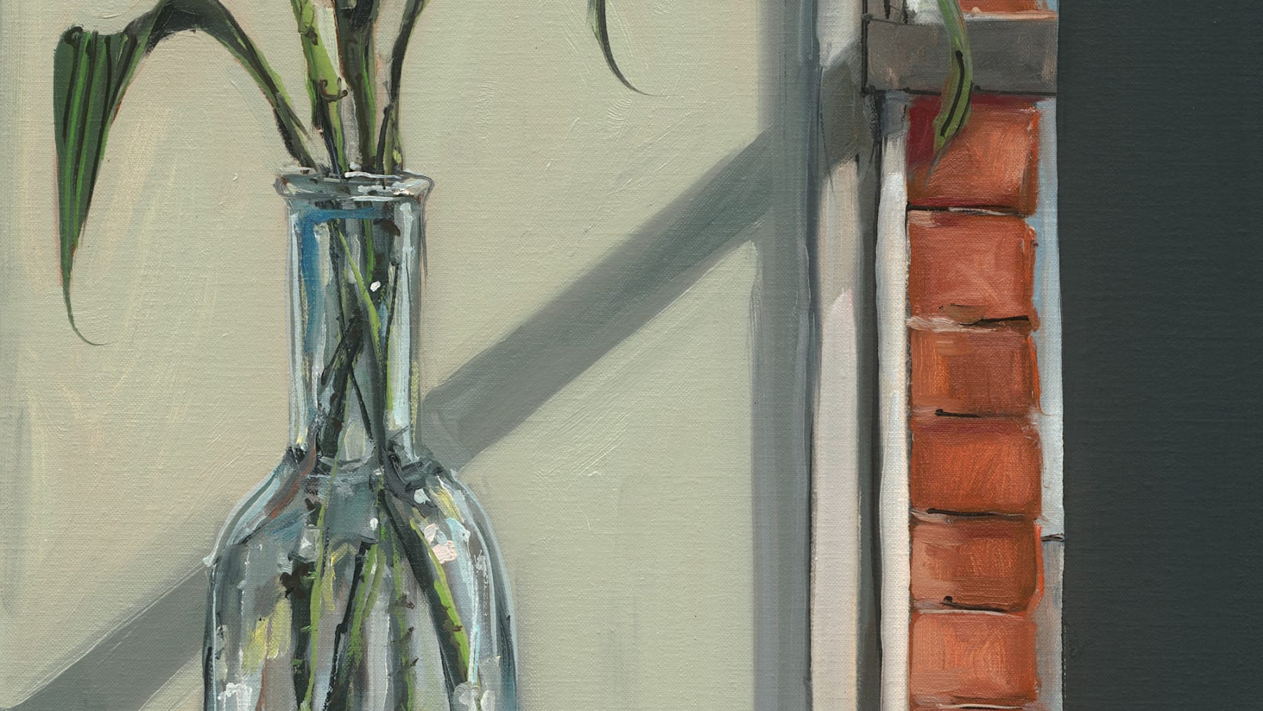 Gerard-Byrne-Let-the-Light-In-II-pink-lilies-contemporary-art-gallery-Dublin-Ireland-painting-detail