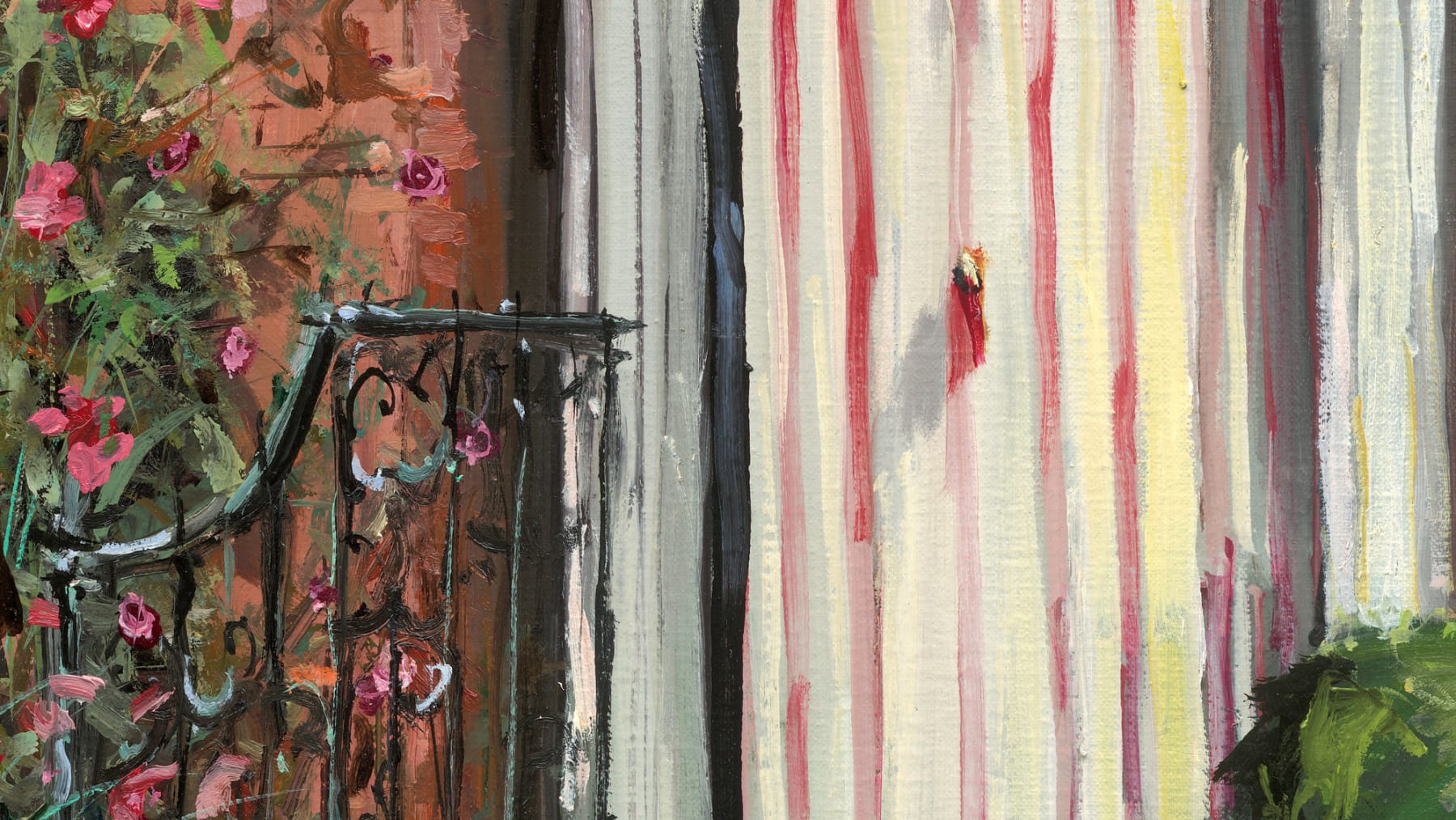 Gerard_Byrne_Serene_Setting_modern_irish_impressionism_painting_detail