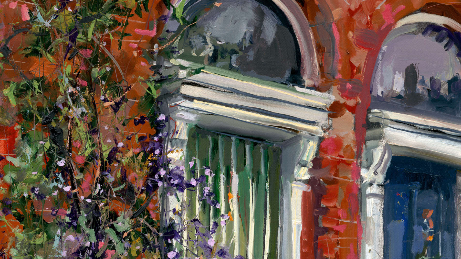 Gerard-Byrne-Summer-Garden-Ranelagh-irish-modern-impressionism-art-gallery-dublin-painting-detail